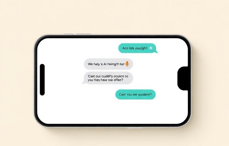 Preview of the AI English coach chat interface